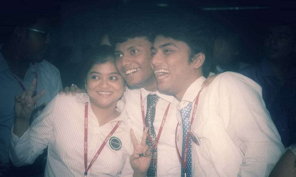 Sourav Ghosh, with teammates during IBM TGMC Winners' Felicitation ceremony